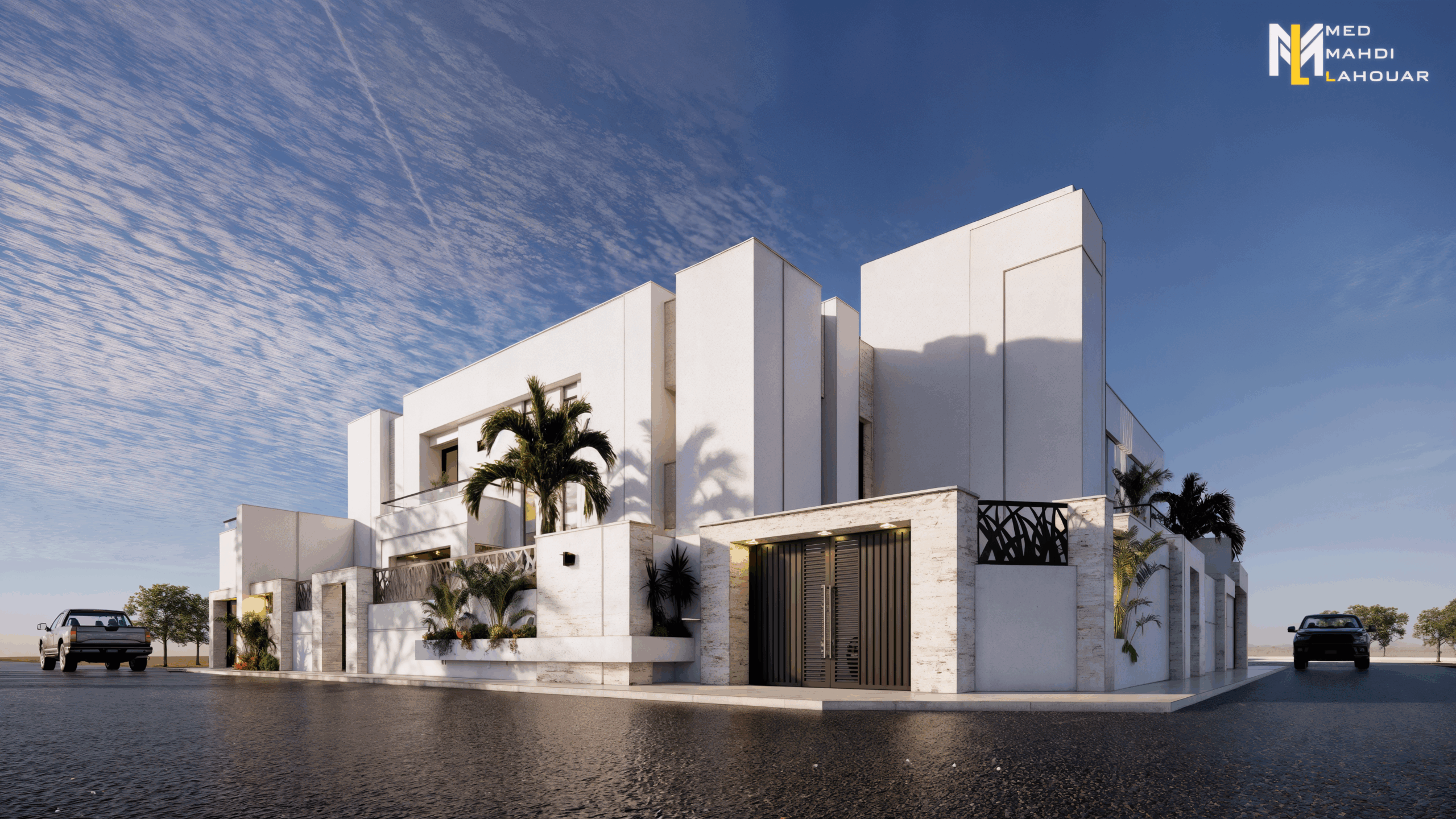 Contemporary Villa Exterior